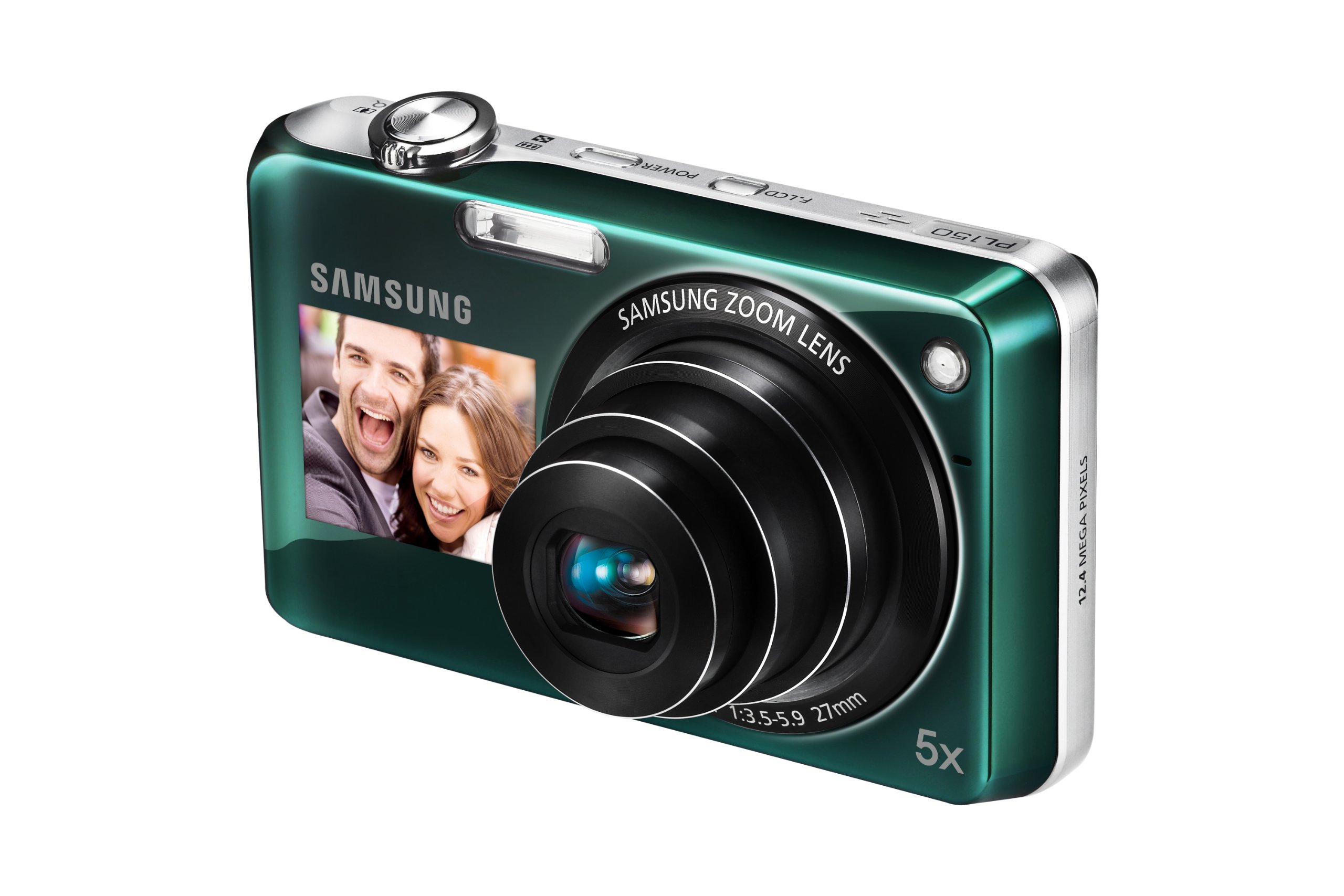 Samsung PL150 Digital Camera - Green (12.2 MP, 5x Optical Zoom